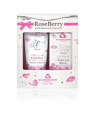 Комплект подарунковий Rose Berry Nature (парфуми рол. 9мл, кр.д/р 75 мл)
